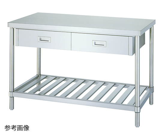 Bàn làm việc bằng thép không gỉ 450 x 1200 x 800mm Shinko Co., Ltd WDS-12045